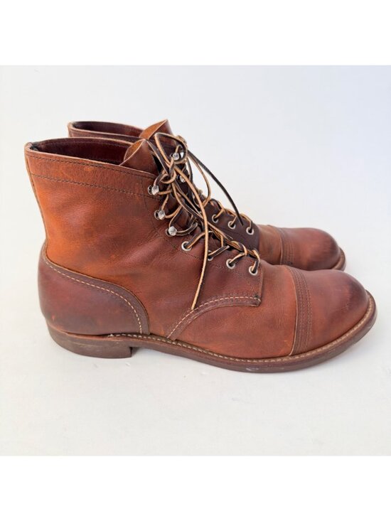 Red Wing Iron Ranger 8085 Boots Copper Rough & Tough Leather USA Men’s Size 13 main image 9